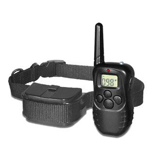 Pet remote training collar with LCD display