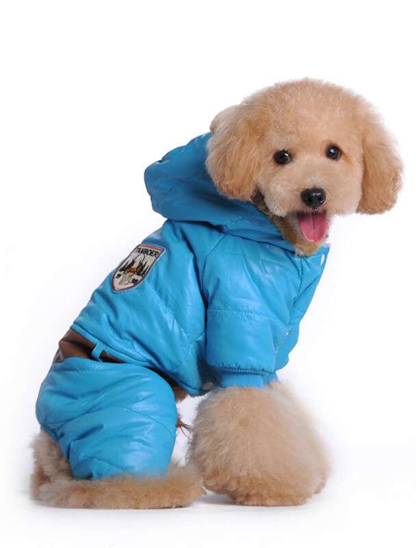 Dog Windproof Waterproof Hooded Snowsuit Winter Coat Manufacturer