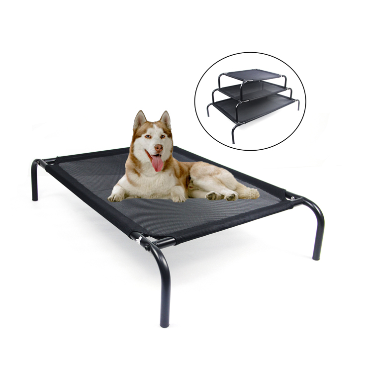 Pet Products Original Elevated Large Medium Small Luxury Pet Cot Dog Bed with Cooling Mesh Center