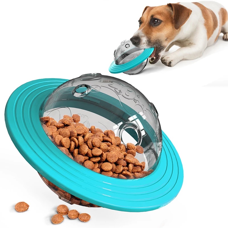 Leaking cat and dog toys Rotating dog feeder Leaking food training ball exercise IQ toy ca