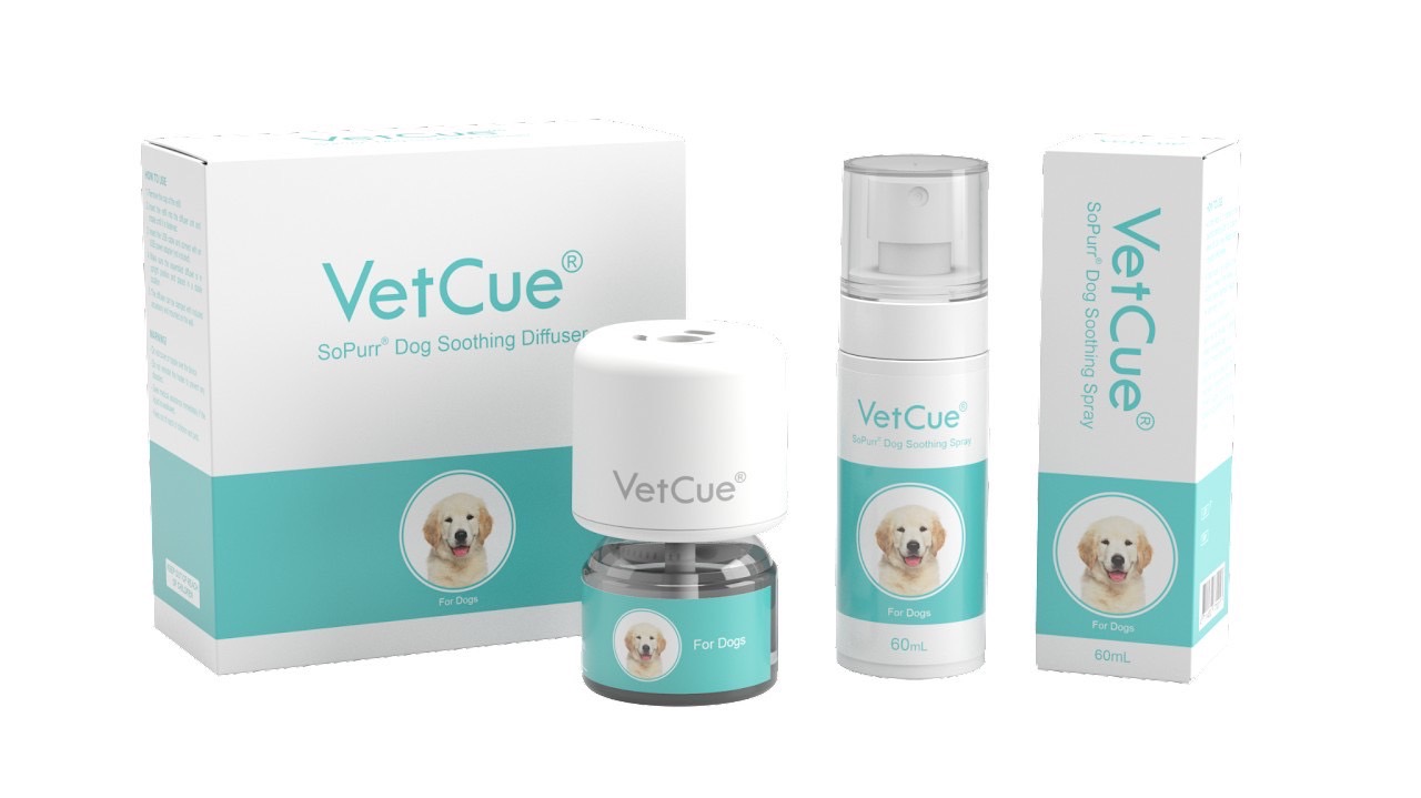 Vetcue Dog calming (Pheromones) Spray and Diffuser