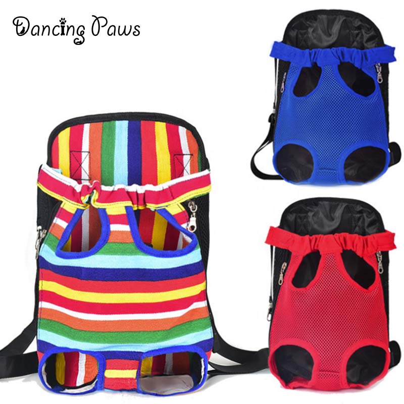 Factory Price pet front chest bag cat/dog bag out portable backpack breathable bag for petshop