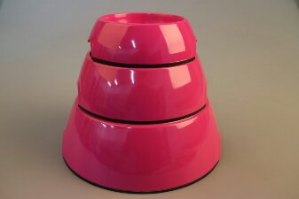 Melamine solid color pet bowl 