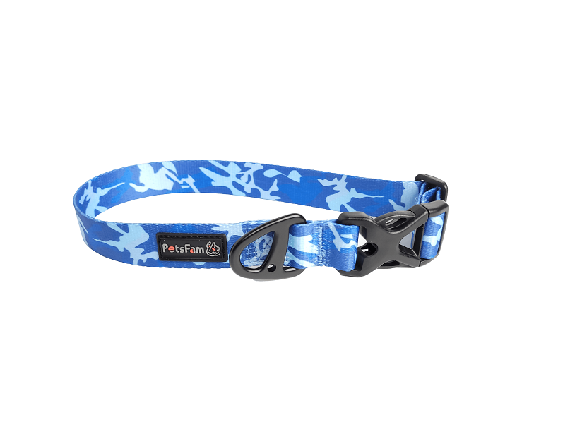 2023 Camo Fashion Dog Collar - Sublimation Printed with Lightweight Aluminum D-ring and Sturdy Buckle